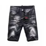 shorts dsquared2 pas cher denim shorts wear out hole d2023